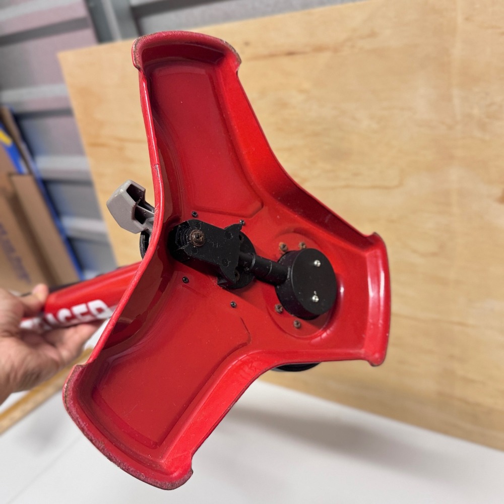 Bontrager Dual Charger Floor Pump Red High Pressure Volume Bike Setting - Picture 8 of 9